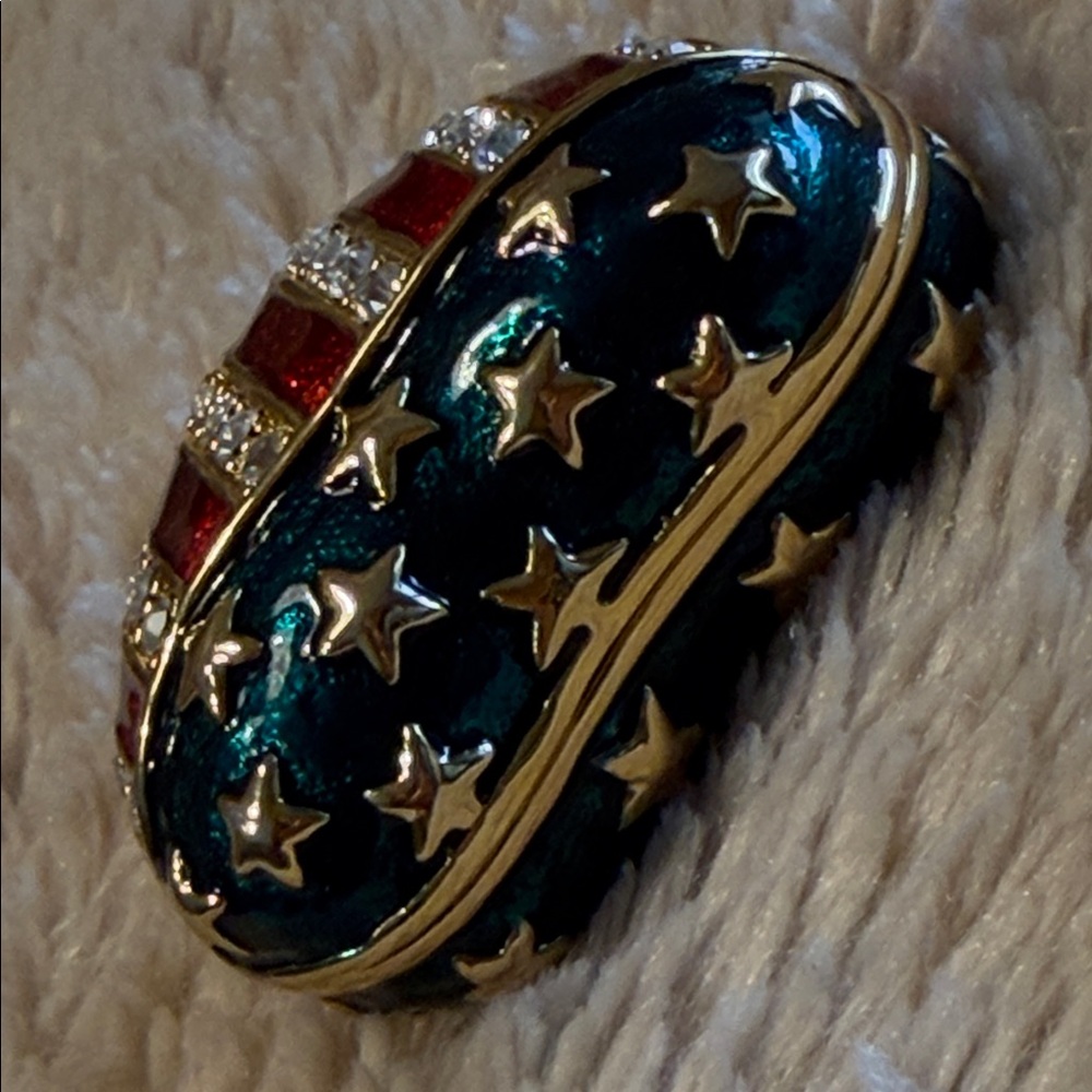 JERÉ American Flag Heart Trinket - Picture 3 of 11